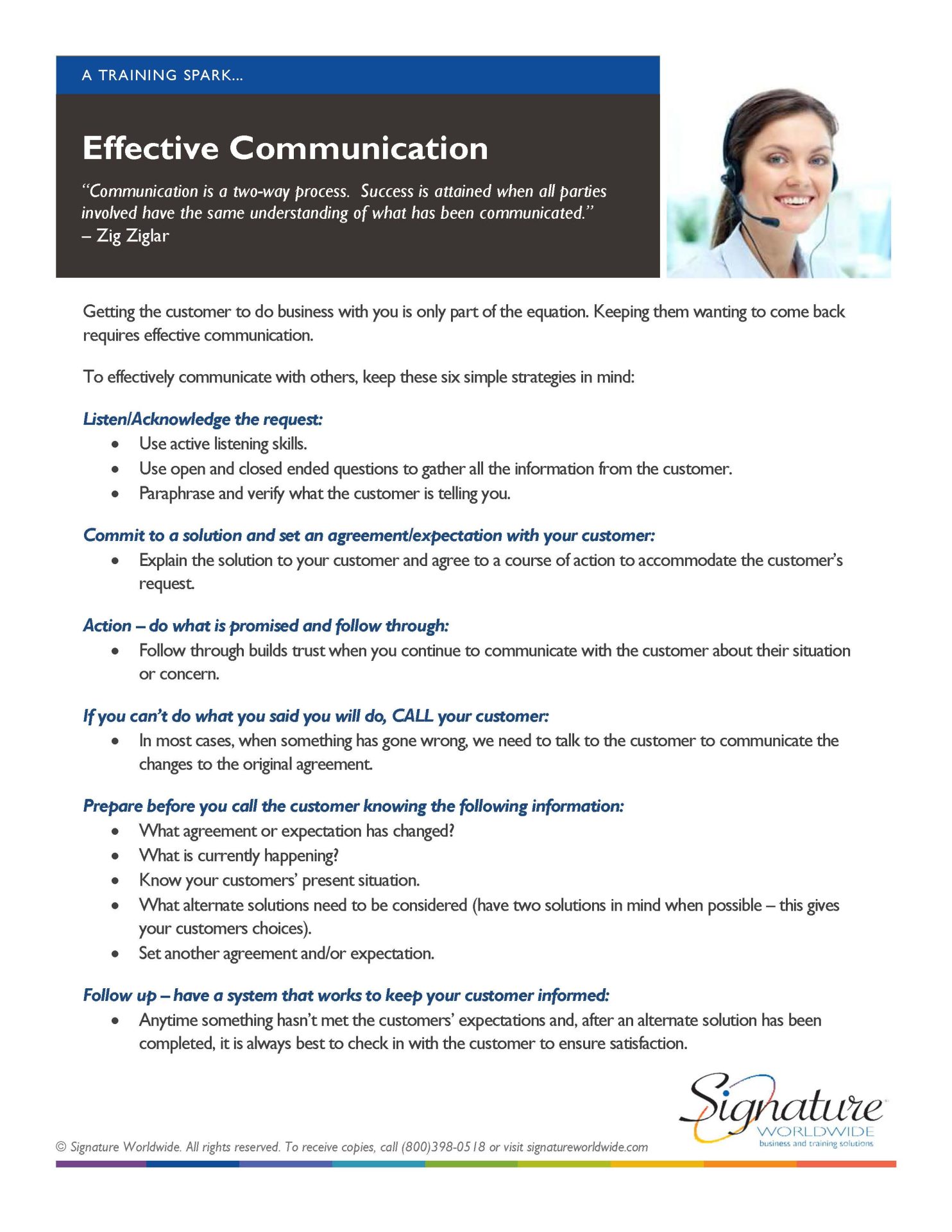 Effective Communication