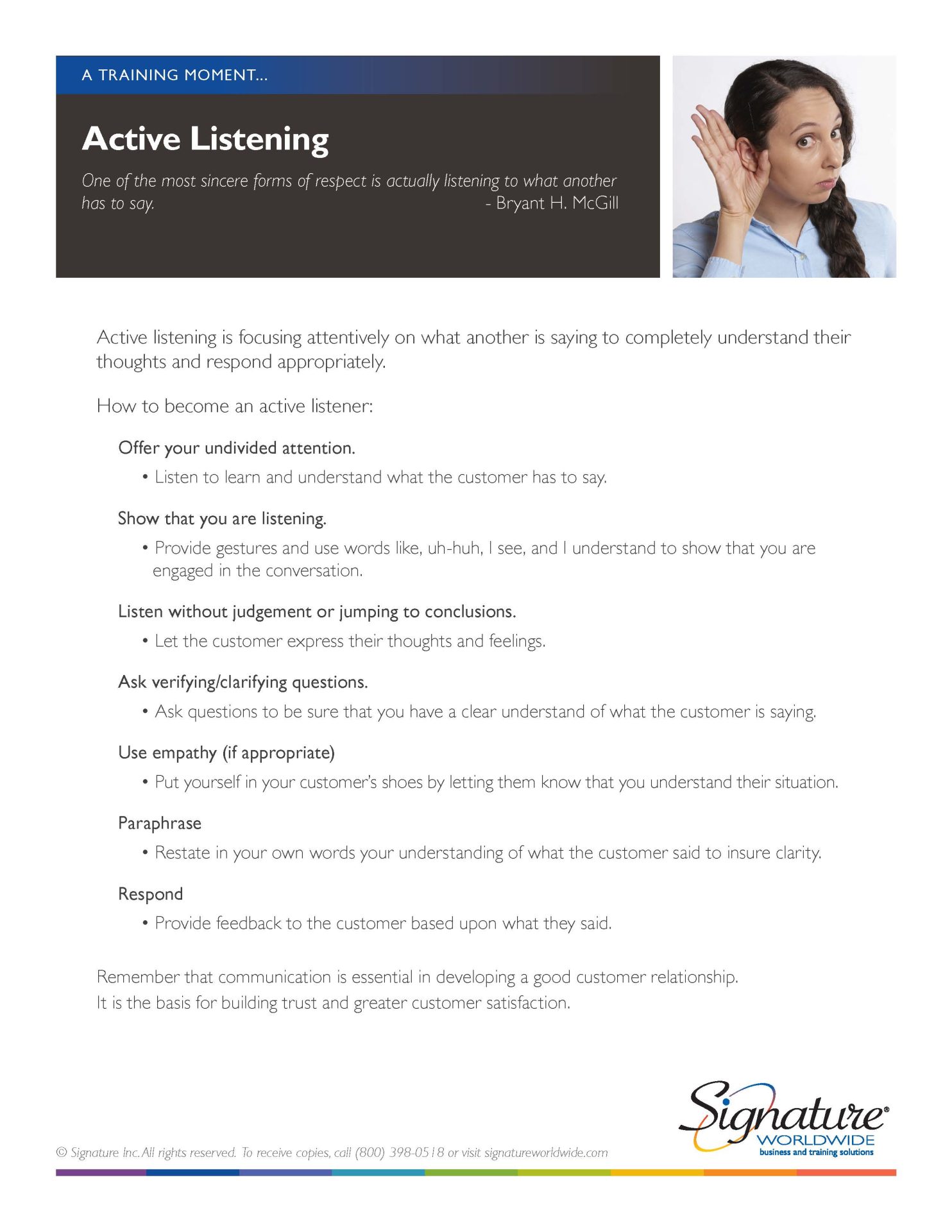Active Listening
